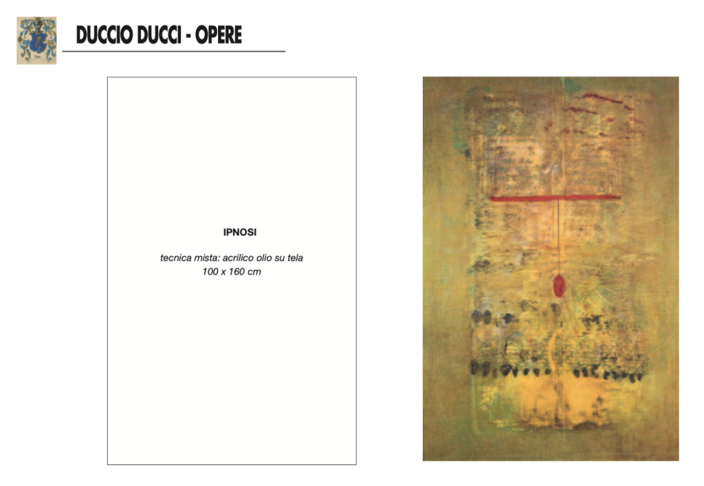 Ipnosi - Duccio Ducci Designer Artista